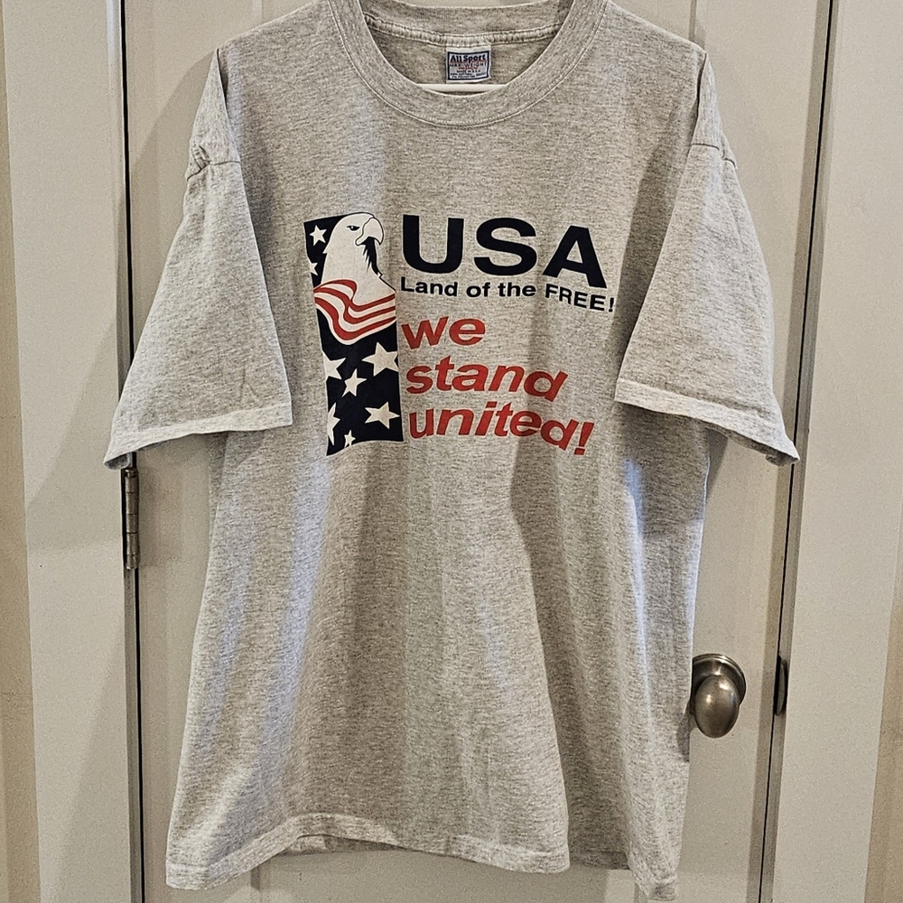 Vintage All Sport USA Pride Single Stitch T-Shirt - Made in the USA - Size XXL